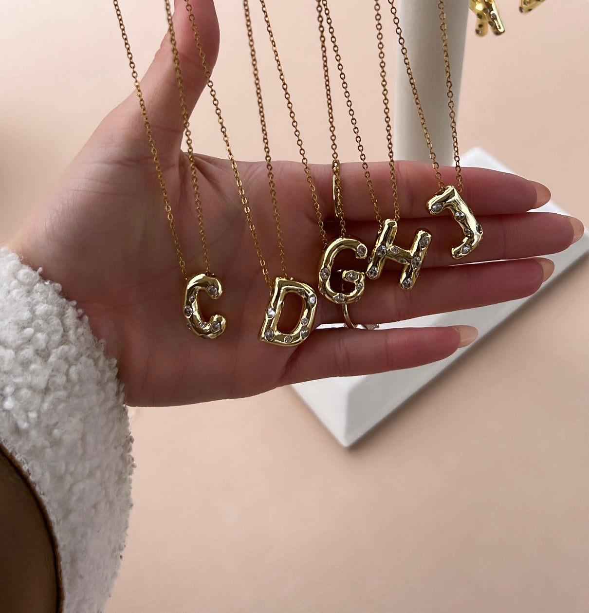 Bubble Letter Necklace