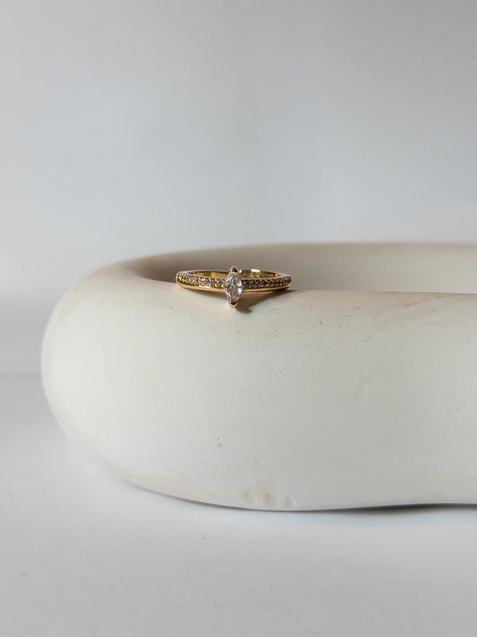 Marquise CZ Ring