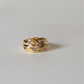 Aura Wave Gold Ring