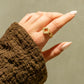 Clover CZ Ring
