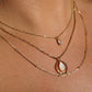 Golden Marquise Necklace