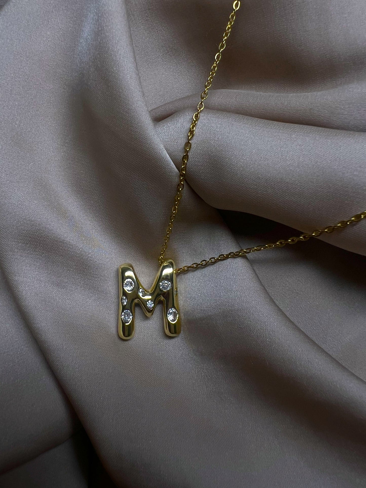 Bubble Letter Necklace