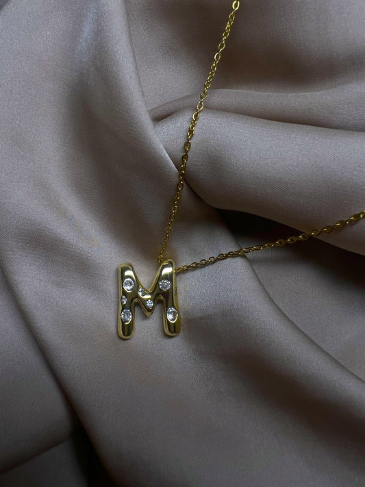 Bubble Letter Necklace