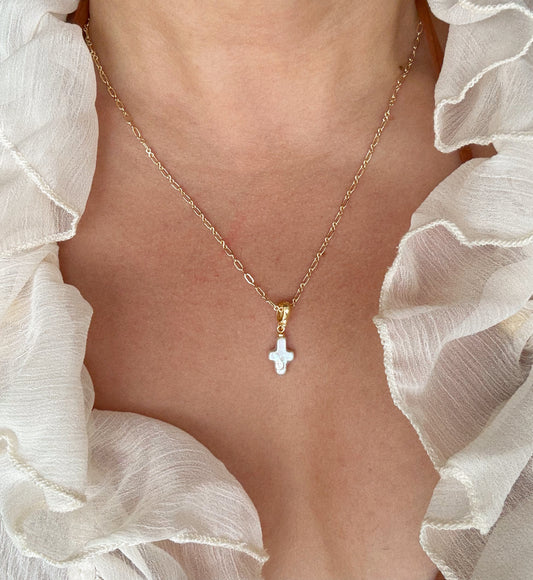 Sol Cross Necklace