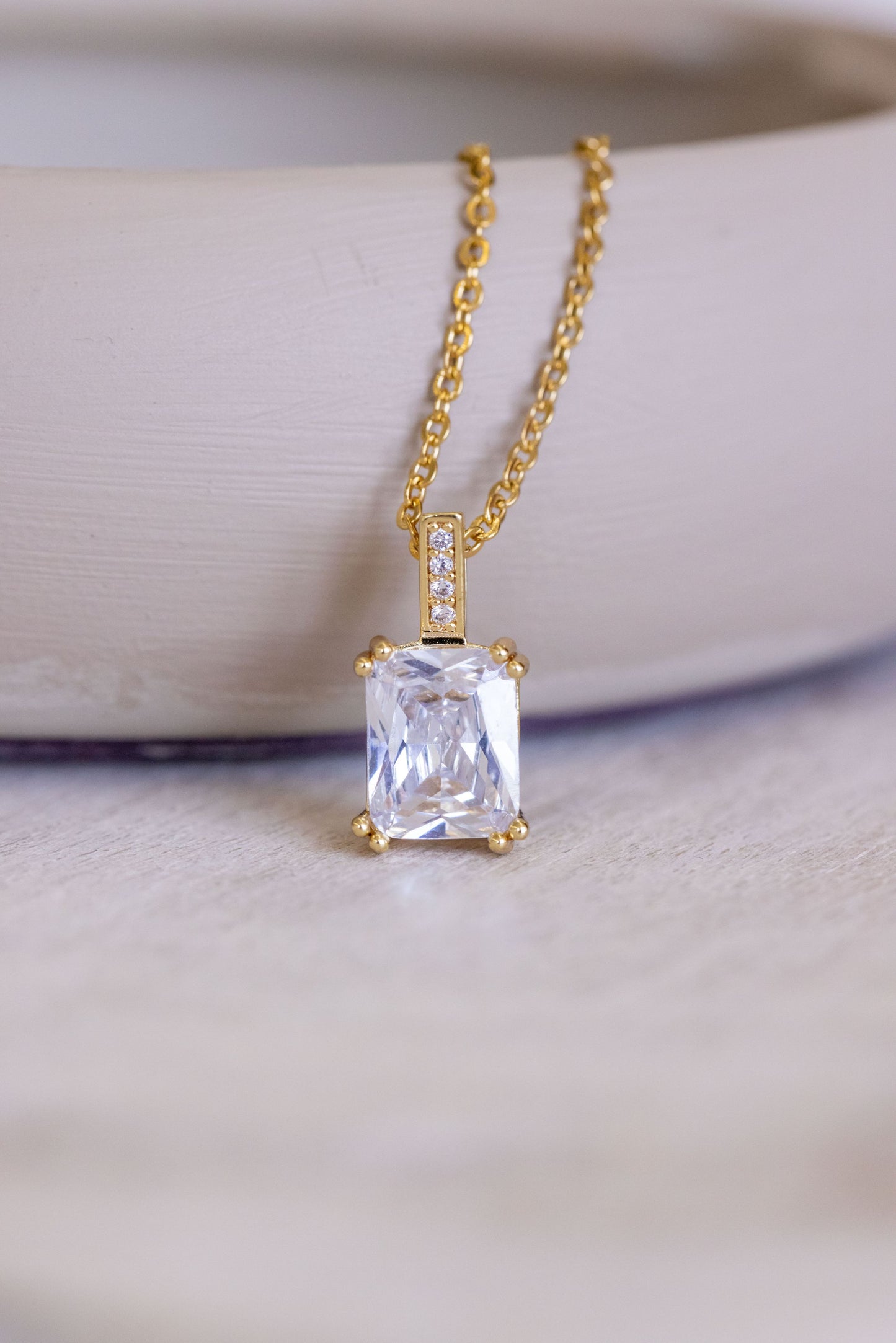 Baguette Necklace